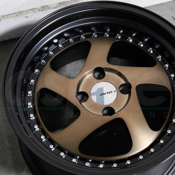 AVID1 Wheels AV19 Bronze Black Lip
