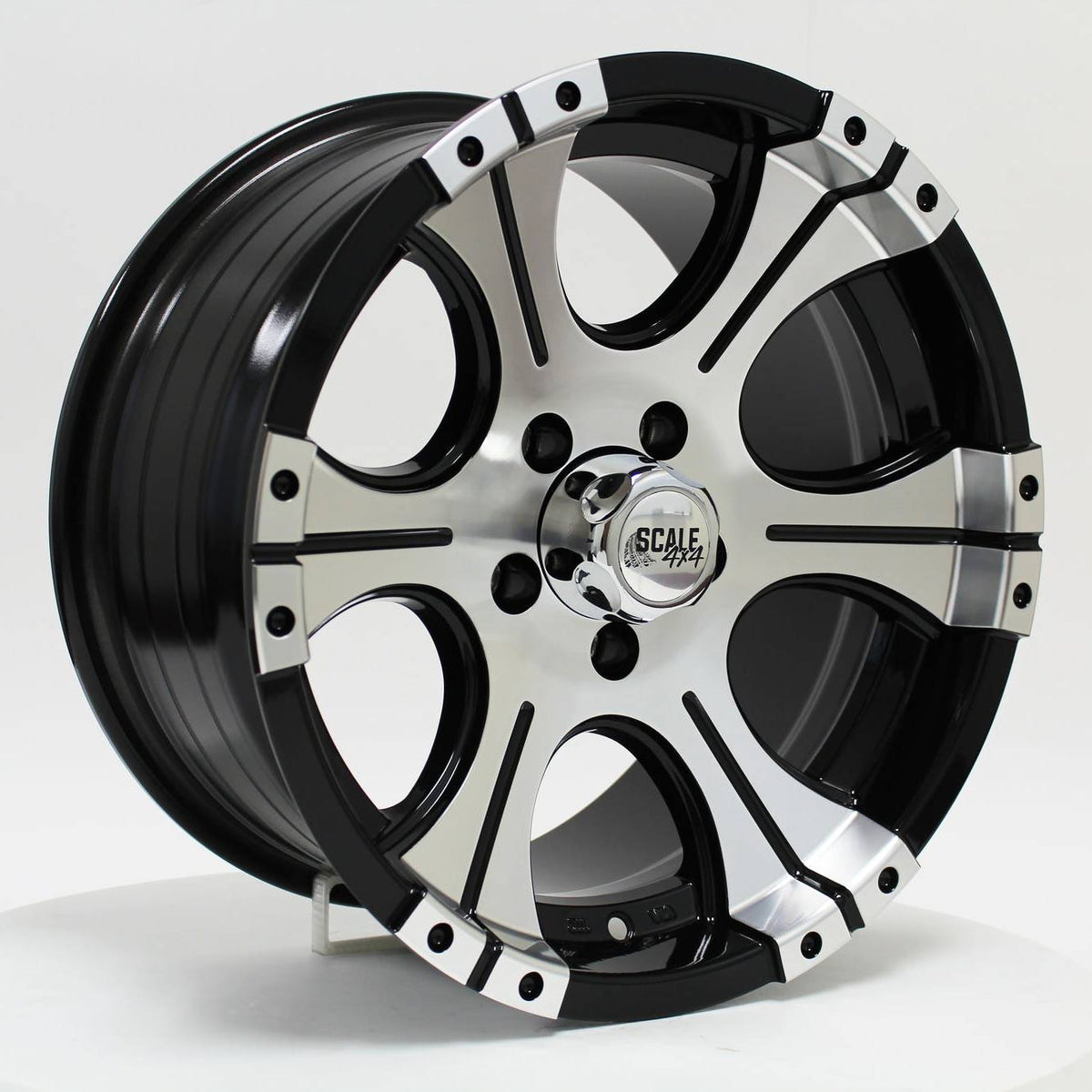 Scale Wheels Ace Black Machined Face