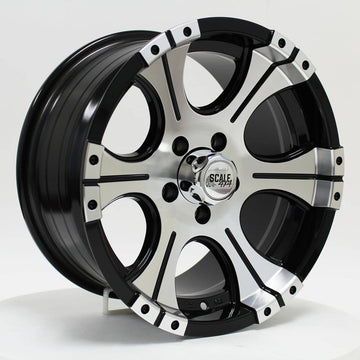 Scale Wheels Ace Black Machined Face
