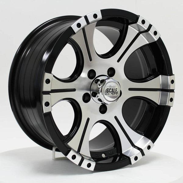 Scale Wheels Ace Black Machined Face