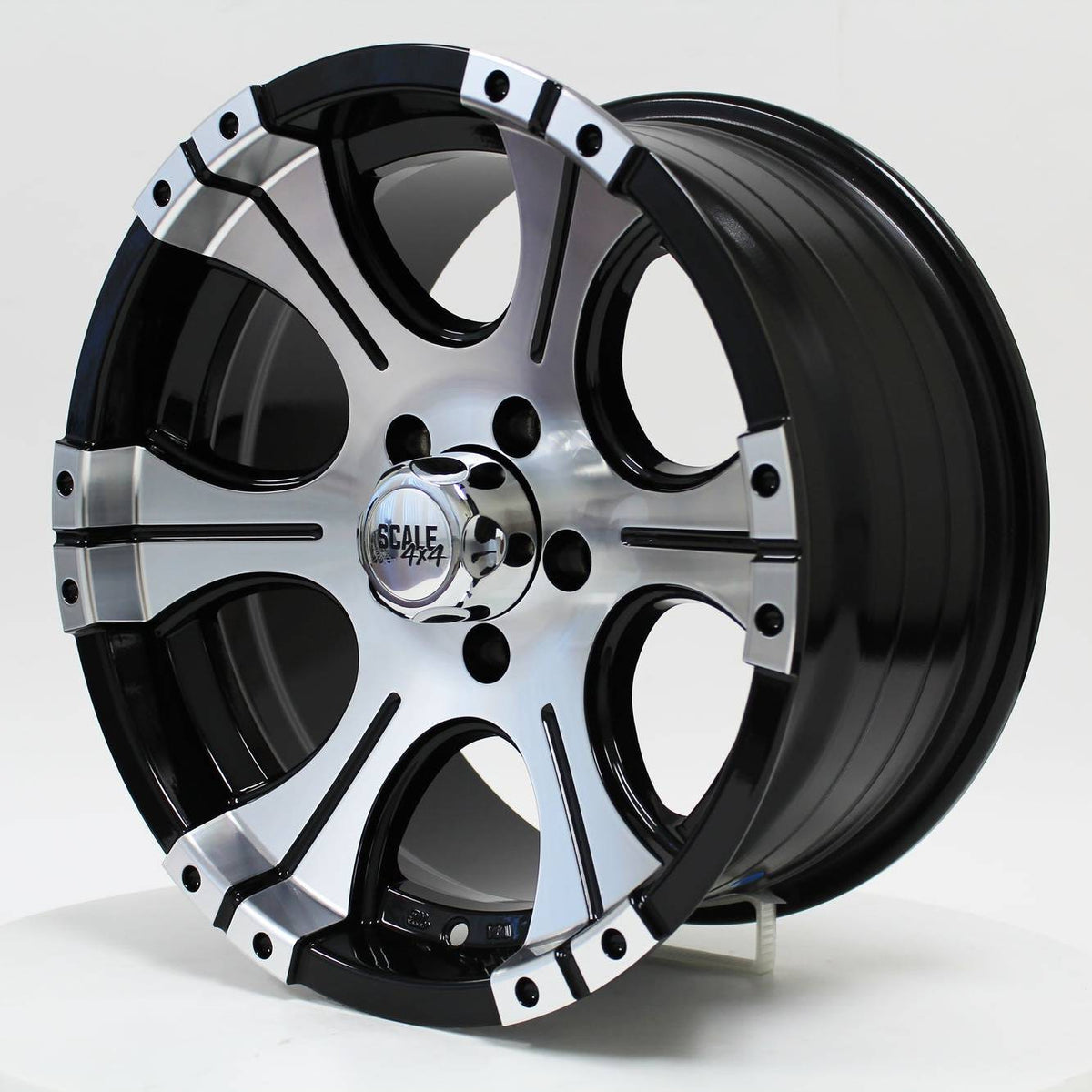 Scale Wheels Ace Black Machined Face