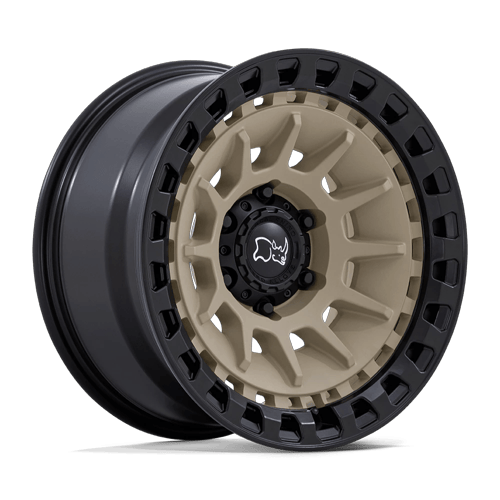 Black Rhino Wheels Barrage Desert Sand with Matte Black Lip