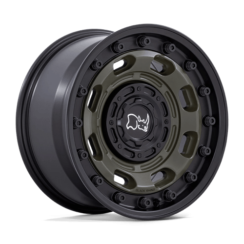 Black Rhino Wheels Atlas Olive Drab Green with Black Lip