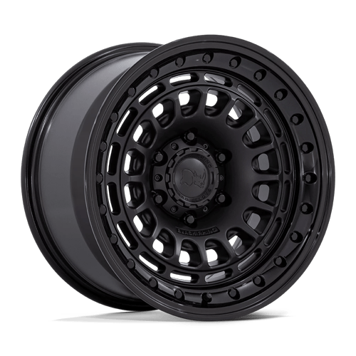 Black Rhino Wheels BR014 Sahara Matte Black with Gloss Black Lip