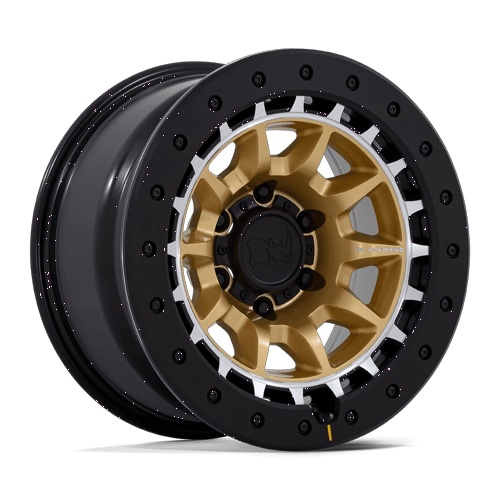 Black Rhino Wheels BR016 Tusk Matte Gold with Machined Ring