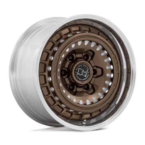 Black Rhino Wheels BR601 Bastion Gloss Bronze Milled with Polished Lip