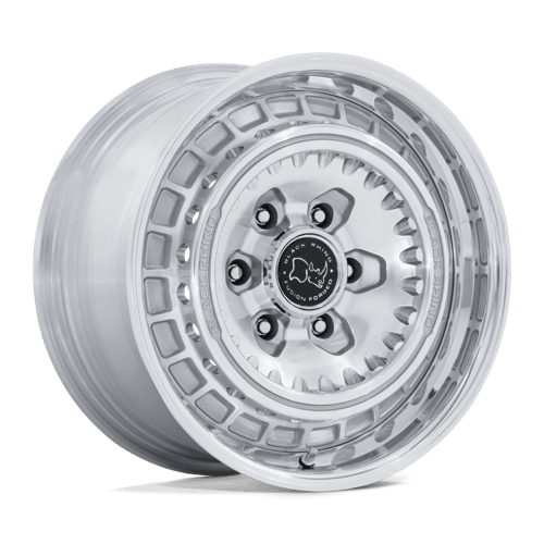 Black Rhino Wheels BR601 Bastion Gloss Silver with Machined Face Polished Lip