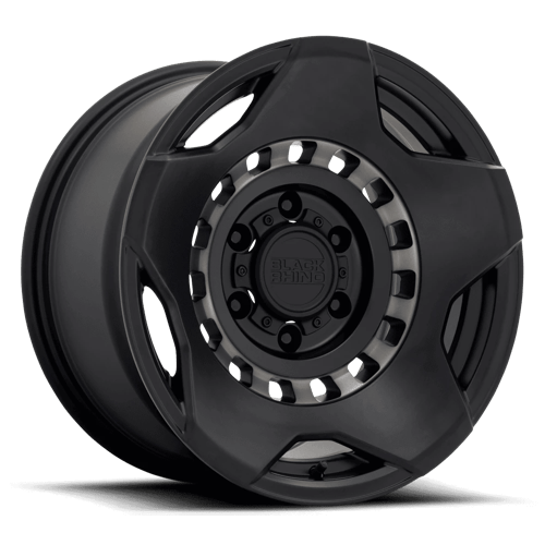 Black Rhino Wheels Muzzle Matte Black with Mach Tint Ring