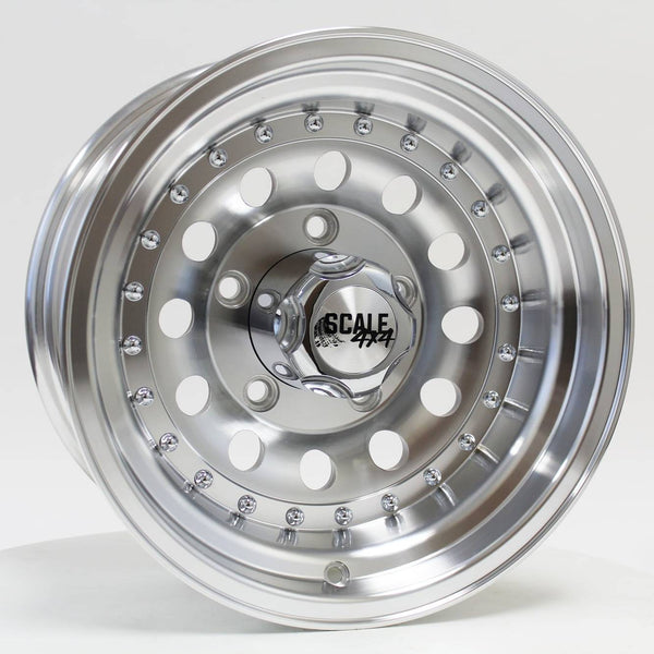 Scale Wheels Bandit II Machined Clear Coat