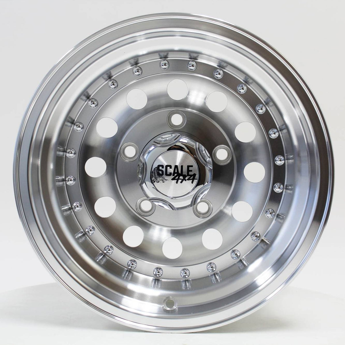 Scale Wheels Bandit II Machined Clear Coat