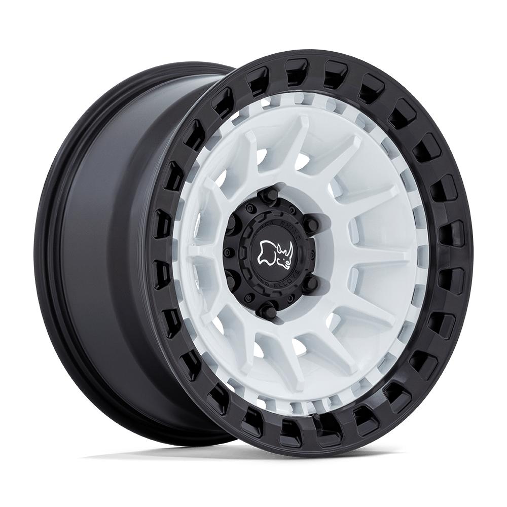 Black Rhino Wheels Barrage White on Black