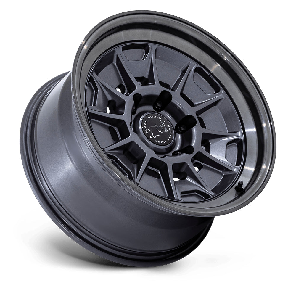 Black Rhino Wheels Br021 Mondo Gunmetal Gray Lip