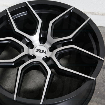 3SDM Wheels 0.50 Black Brushed