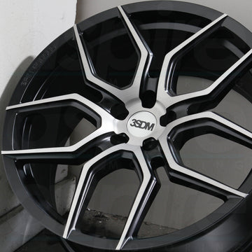 3SDM Wheels 0.50 Black Brushed