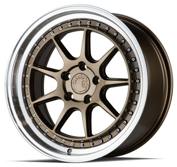 Aodhan Wheels DS-X Bronze Machined Lip