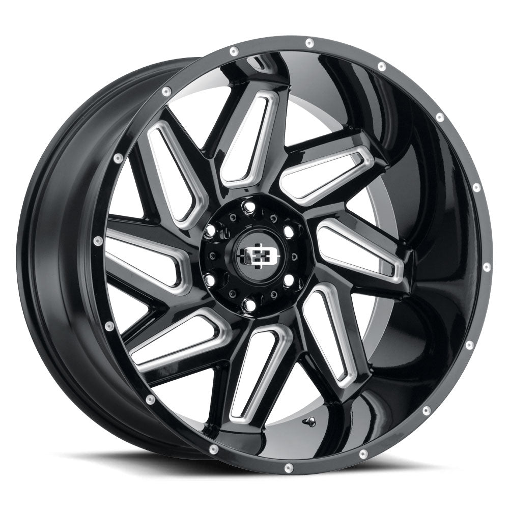 Vision Wheels 361 Spyder Black Milled