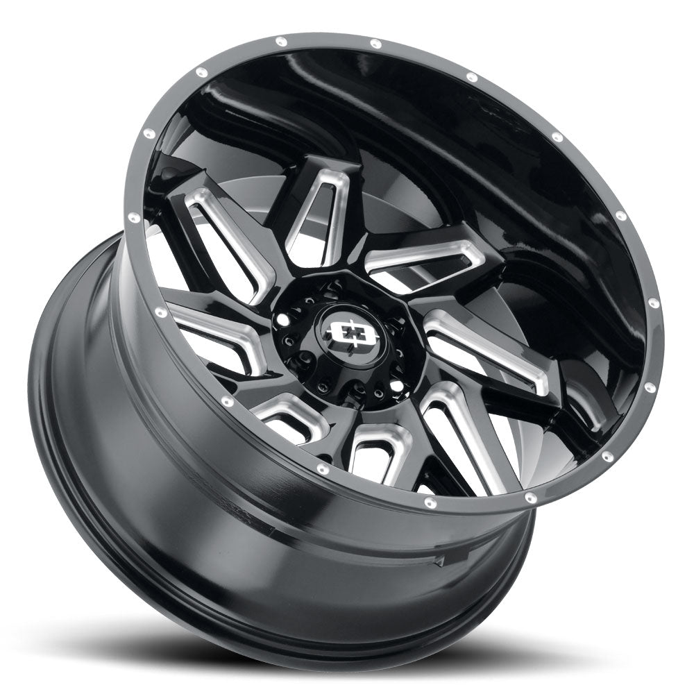 Vision Wheels 361 Spyder Black Milled
