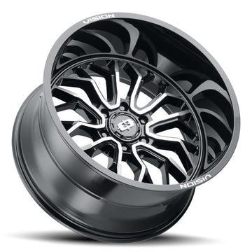 Vision Wheels 402 Riot Black Machine