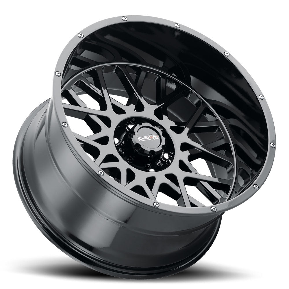 Vision Wheels 412 Rocker Gloss Black