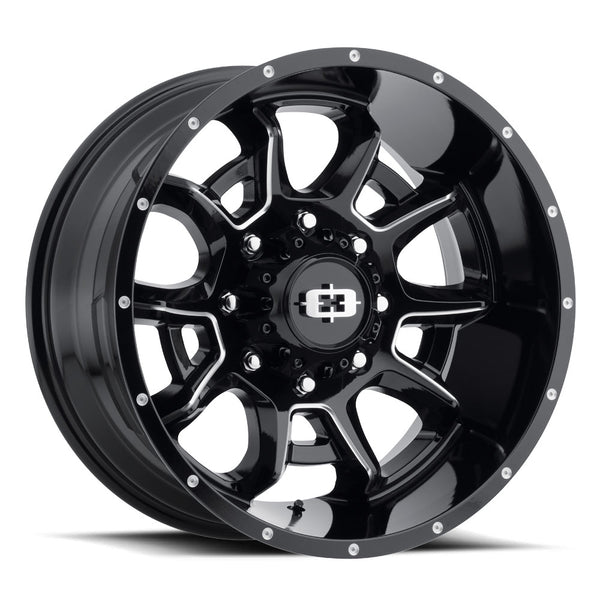Vision Wheels 415 Bomb Black Milled