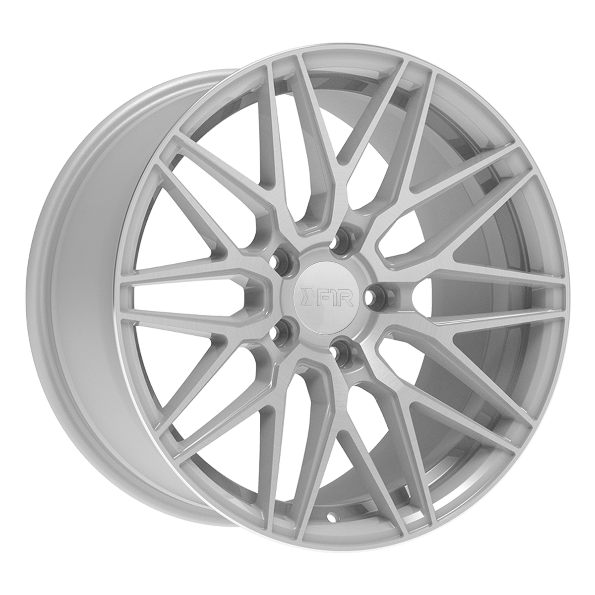 F1R Wheels F103 Brushed Silver