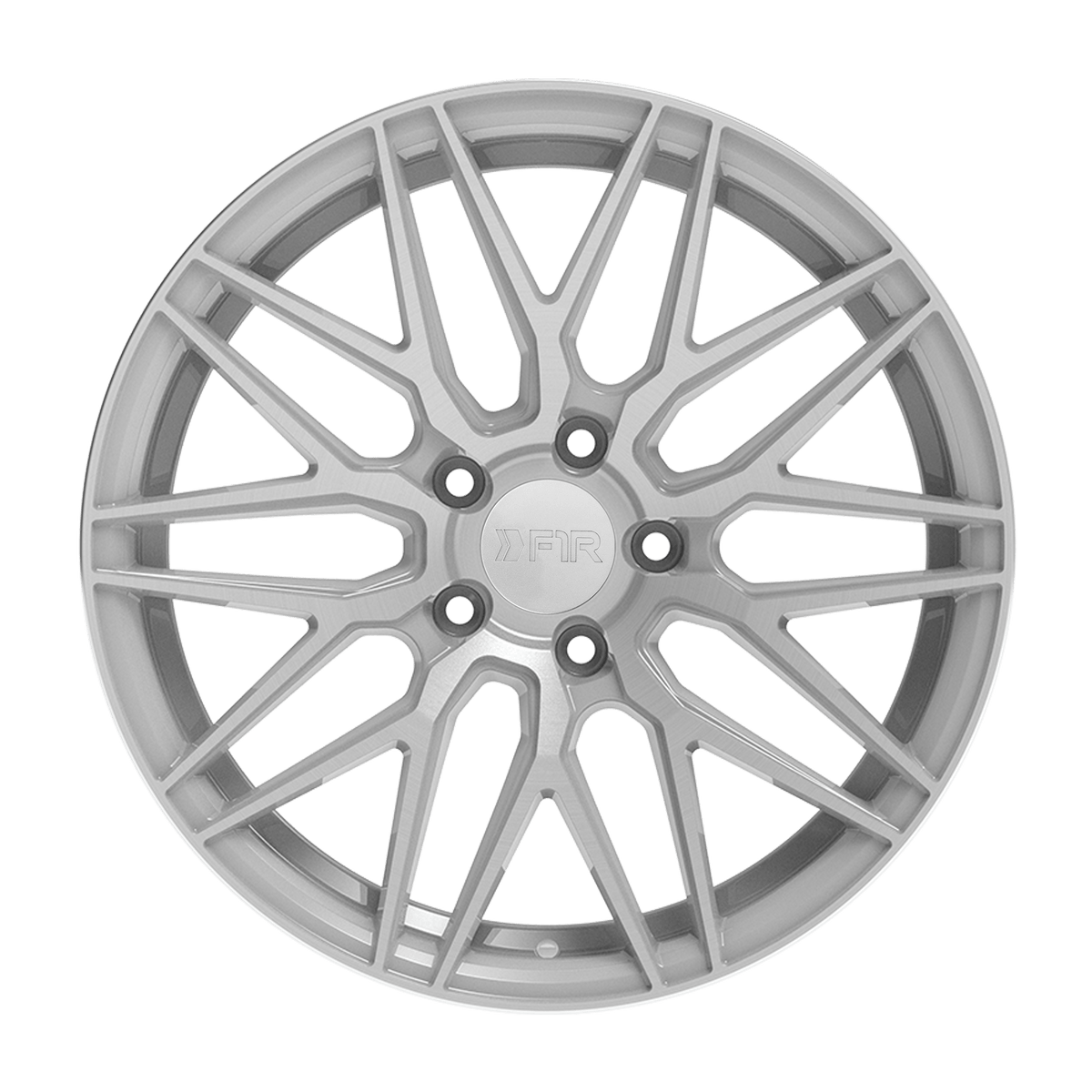 F1R Wheels F103 Brushed Silver