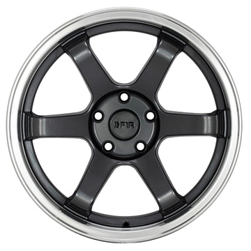 F1R Wheels F106 Gunmetal Polish Lip