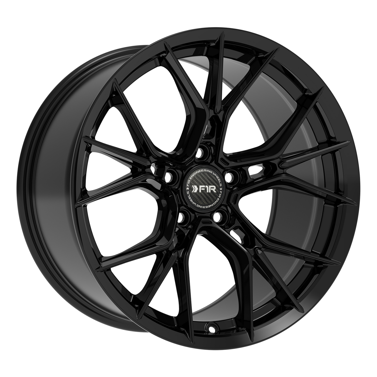 F1R Wheels FS1 Gloss Black