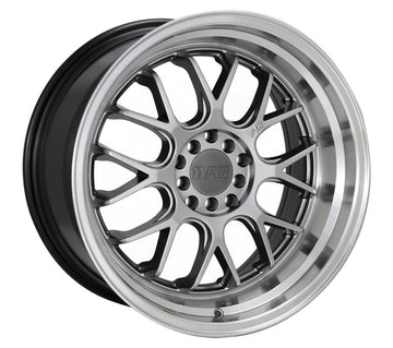 F1R Wheels F21 v2 Hyper Black Polish Lip