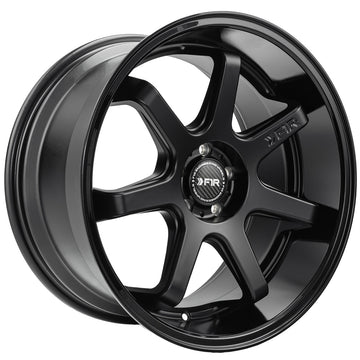 F1R Wheels FC7 Matte Black Gloss Black Lip