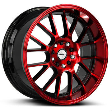 Shift Wheels H28 Crank Black Machine Red