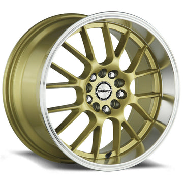 Shift Wheels H28 Crank Gold Polished Lip