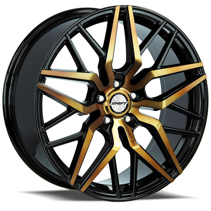 Shift Wheels H33 Spring Black Machine Bronze - Wheels Outlet