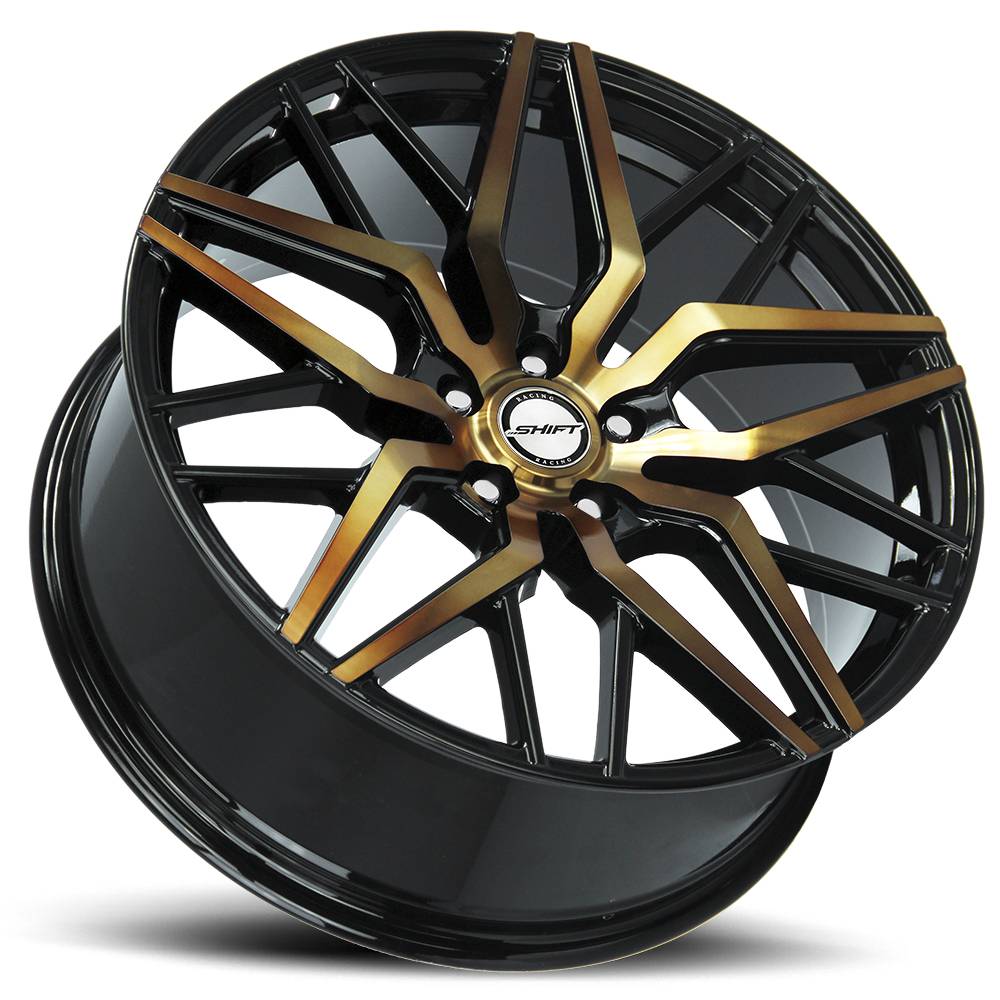 Shift Wheels H33 Spring Black Machine Bronze - Wheels Outlet