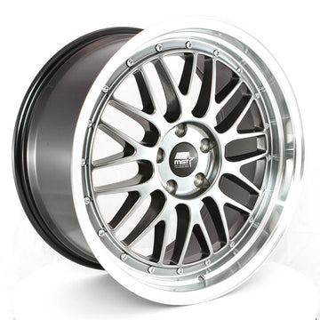 MST Wheels LeMan Hyper Black Machined Lip
