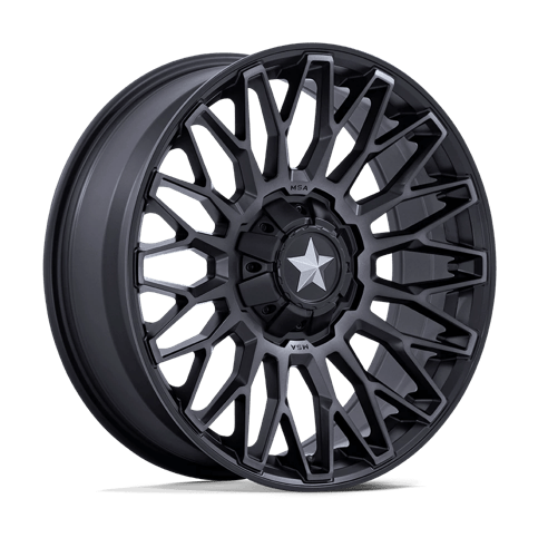 MSA Offroad Wheels M50 Clubber Utv Matte Black Double Dark Tint