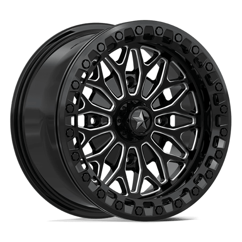 MSA Offroad Wheels MA53 Bolo Utv Beadlock Gloss Black Milled