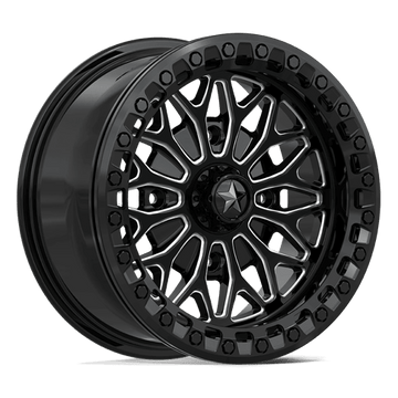 MSA Offroad Wheels MA53 Bolo Utv Beadlock Gloss Black Milled