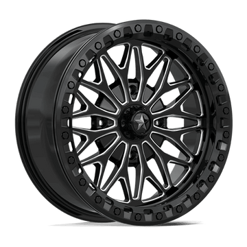 MSA Offroad Wheels MA53 Bolo Utv Beadlock Gloss Black Milled