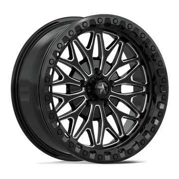 MSA Offroad Wheels MA53 Bolo Utv Beadlock Gloss Black Milled