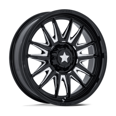 MSA Offroad Wheels M55 Commander Utv Gloss Black Milled