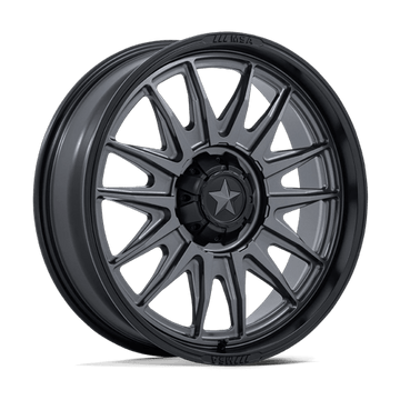 MSA Offroad Wheels M55 Commander Utv Matte Gunmetal with Matte Black Lip