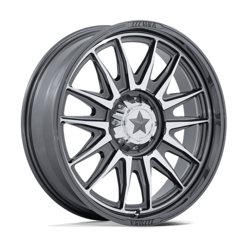 MSA Offroad Wheels M55 Commander Utv Platinum with Machined Face