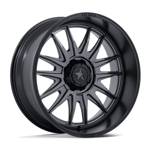 MSA Offroad Wheels M55 Commander Utv Matte Gunmetal with Matte Black Lip