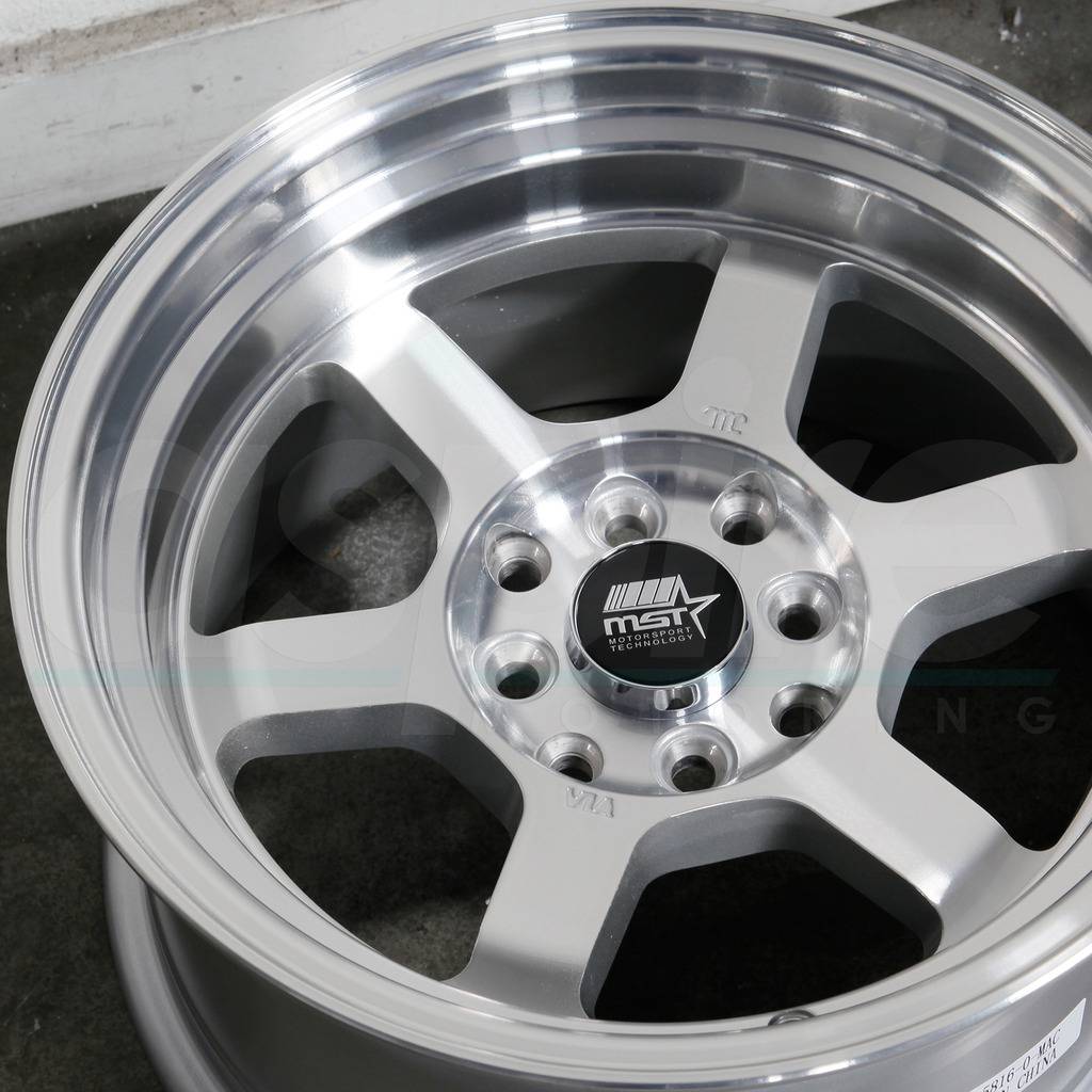 MST Wheels Time Attack Silver Machined