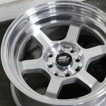 MST Wheels Time Attack Silver Machined