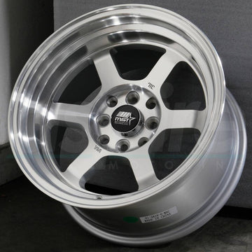 MST Wheels Time Attack Silver Machined