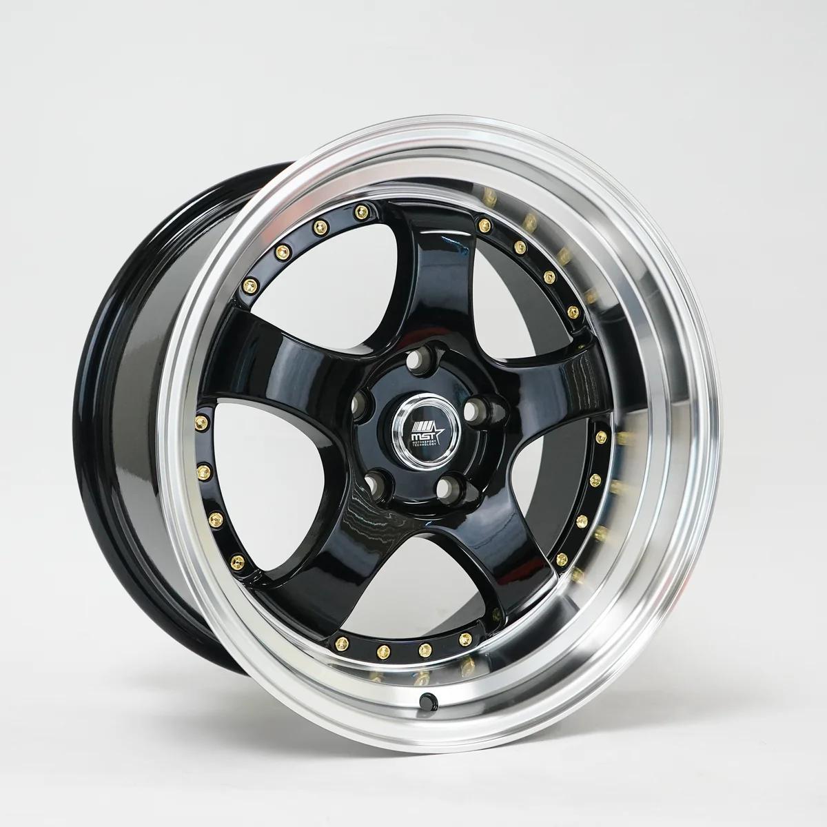 MST Wheels MT07 Black Machine Lip