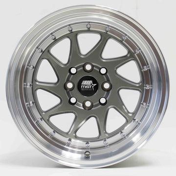 MST Wheels MT28 Gunmetal Machined Lip