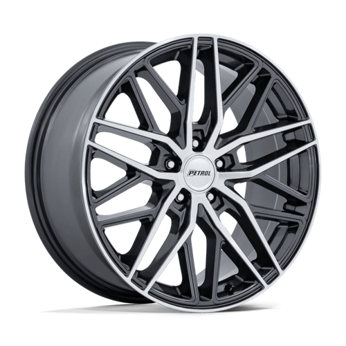 Petrol Wheels PE004 P3E Gloss Gunmetal with Brushed Machined Face
